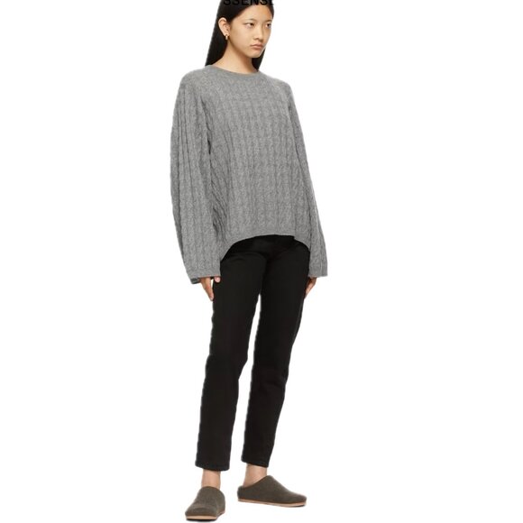 SOLD Toteme Twisted Seam Mid-Rise Straight Cropped Leg Jeans Wm Sz 25 NWT $380 - Picture 10 of 15